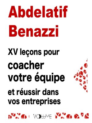 cover image of XV Leçons pour coacher votre équipe et réussir dans vos entreprises